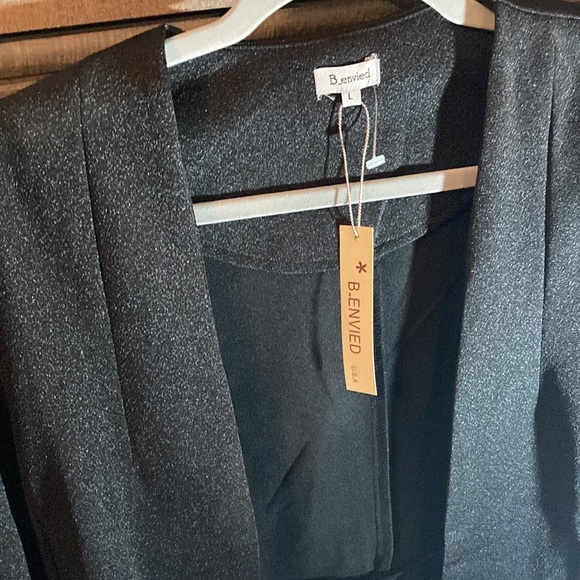 NWT bit of shimmer black jacket - Picture 2 of 4